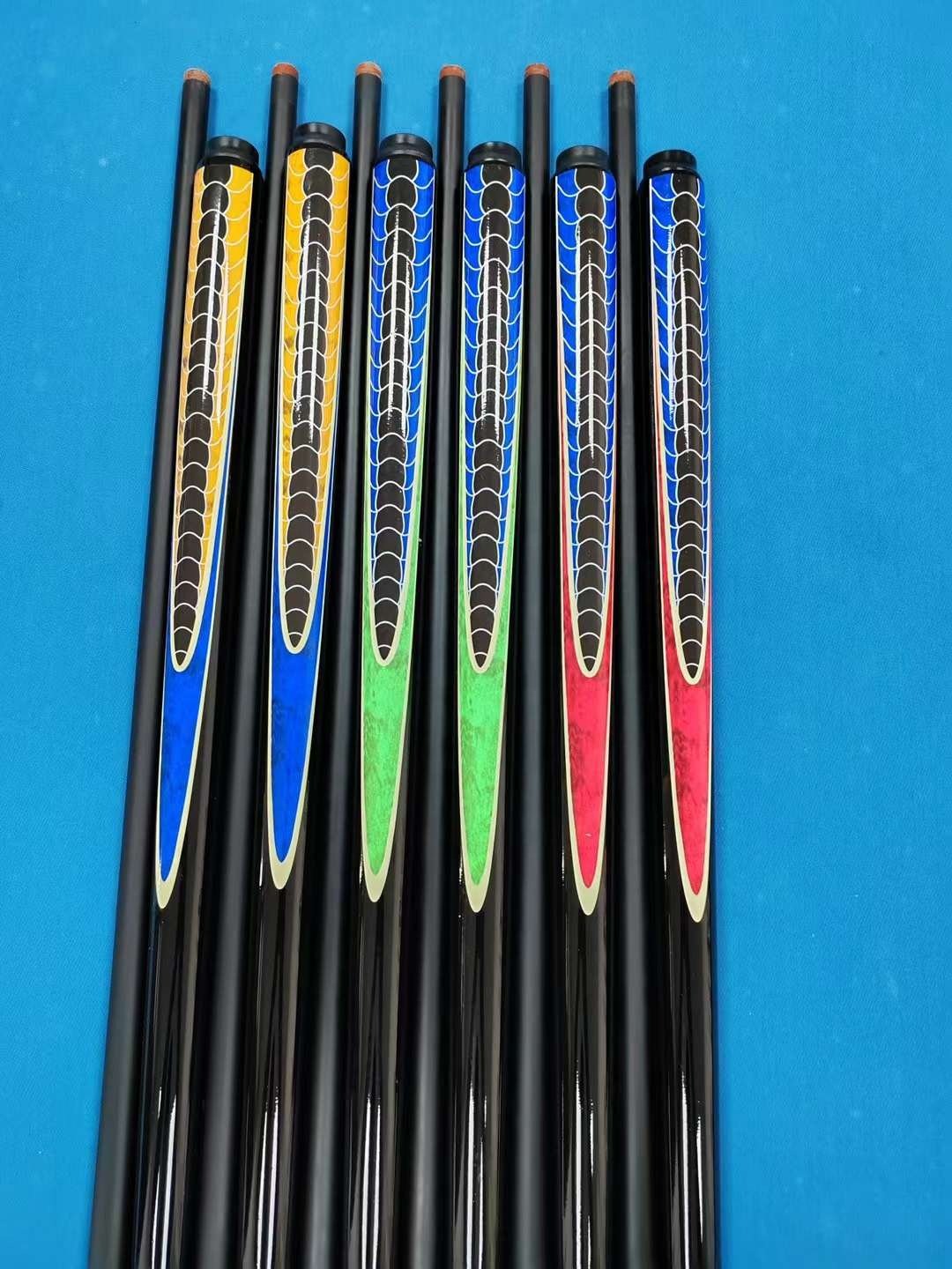 HCTQ 57"Slow Release Joint Carbon Fiber glass fiber Shaft Customization Carbon Fiber Pool cue stick