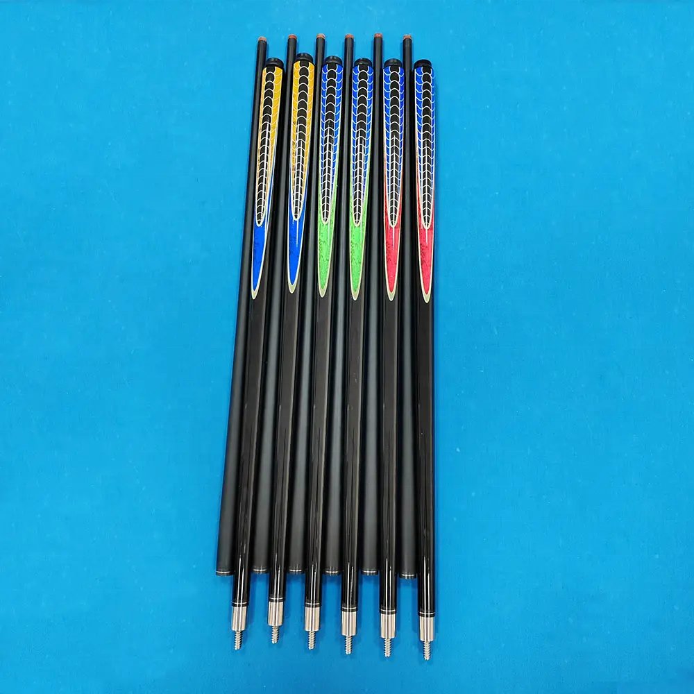 HCTQ 57"Slow Release Joint Carbon Fiber glass fiber Shaft Customization Carbon Fiber Pool cue stick