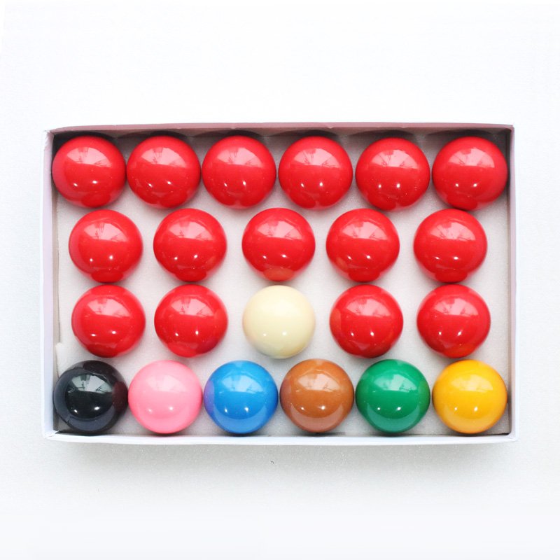 Wholesale Cheap 52.5mm black box British Snooker Ball set for sale