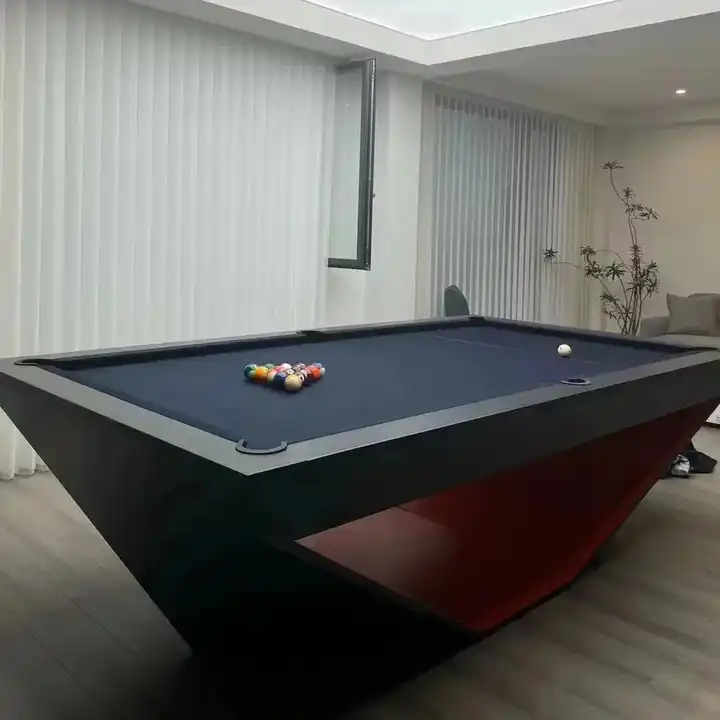 2024 factory manufacturers adults game 2 in 1 snooker billiards pool table with 7ft 8ft 9ft size and slate bed