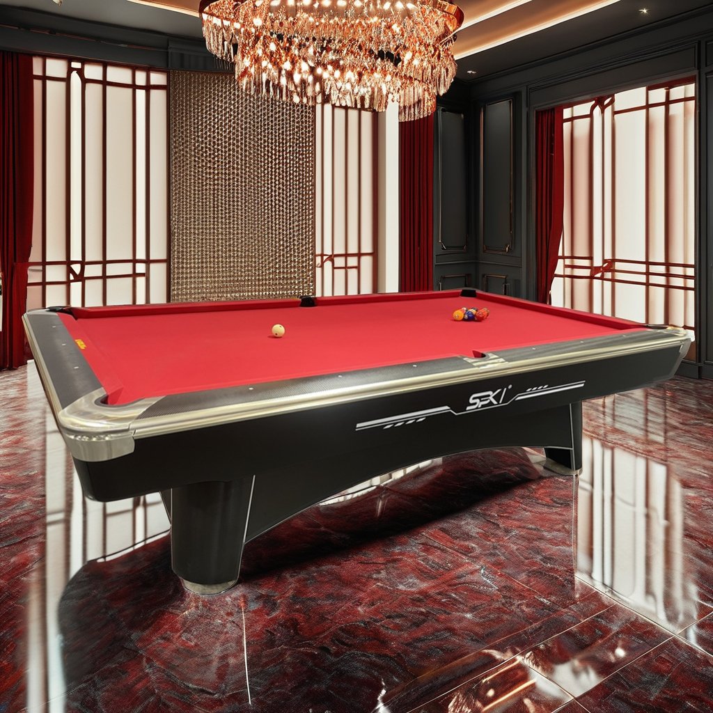 SPKI Factory Direct Sale Bluestone Slate Billiard Table 9ft American Nine-ball Billiards Pool Table