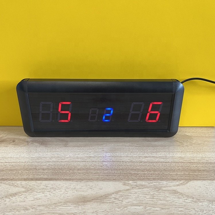 Jhering Indoor Portable Led Mini Screen Score Keeper Wall-Mount Digital Electric Scoreboard for Basketball