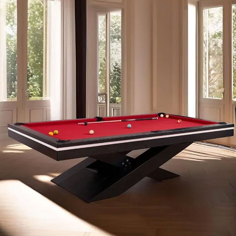 High-End Customized Full-Size Luxury Pool Table Manufacturer Direct Sales Snooker Sports Cushion Made of Slate