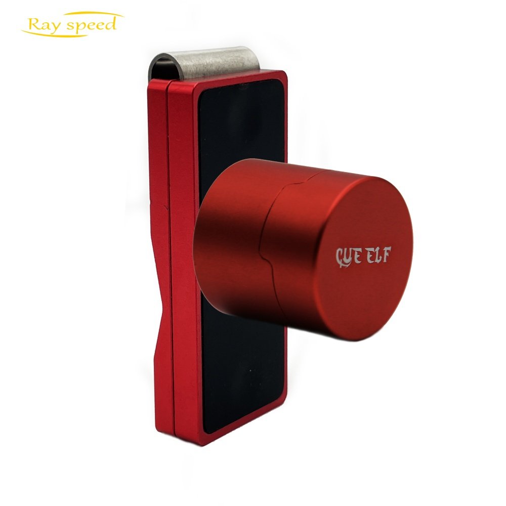 Rayspeed Billiards Pool Carom Snooker chalk Red Billiards Chalk Holder Magnetic Aluminum Alloy High Magnetic Chalk Holders