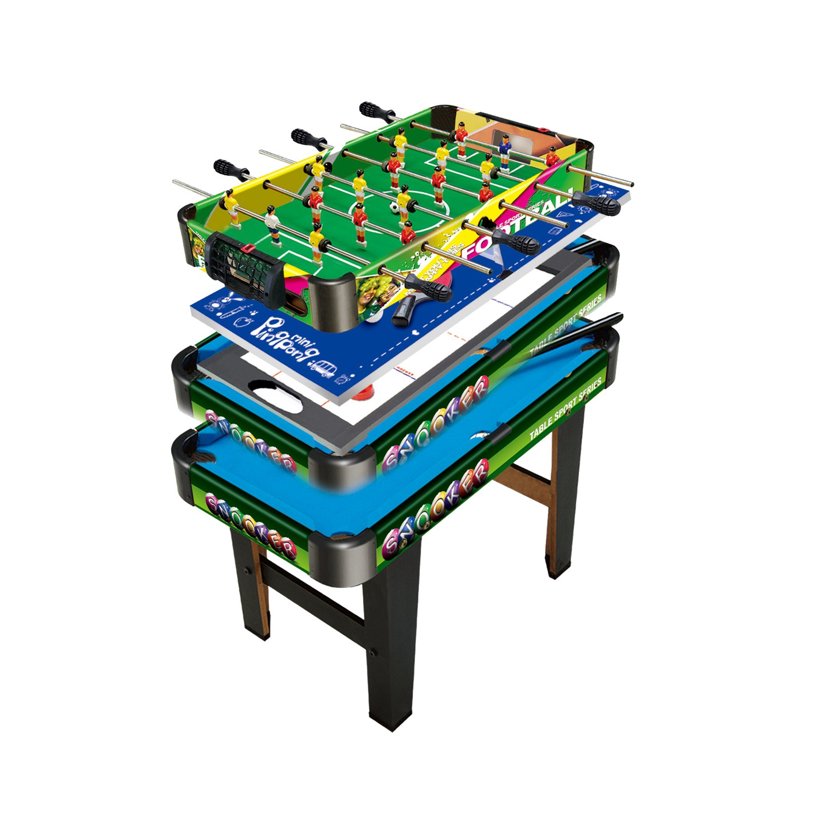4 in 1 Multi functional Table MDF Family Children Air hockey Pool Billiards Table Tennis Football Table