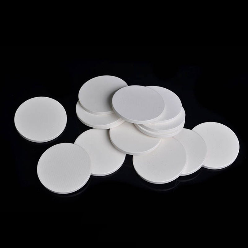 Customized 39mm 10g Pure White Blank Ceramic Poker Chips for Math Practice and Poker Chip Game Tokens