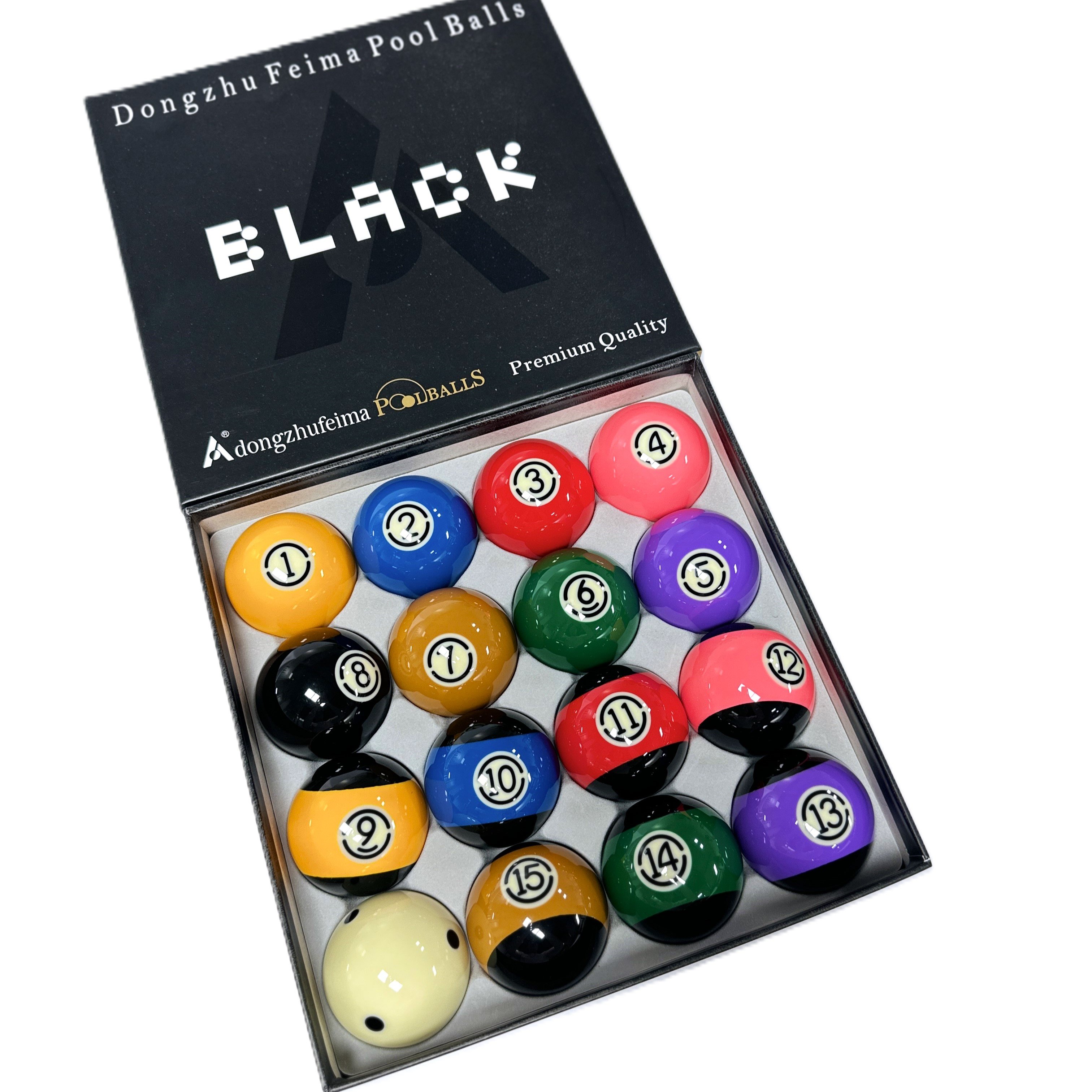 xikuno Wholesale price high quality 57.2mm billiards pool balls set 16 pieces