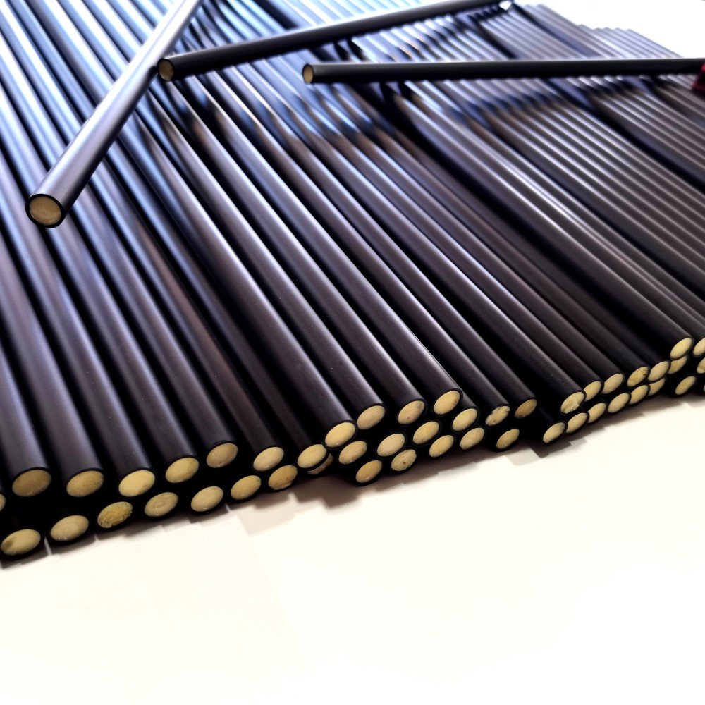 12.9mm carbon fiber pool cue shafts tube, protapered cue blanks with foam filling
