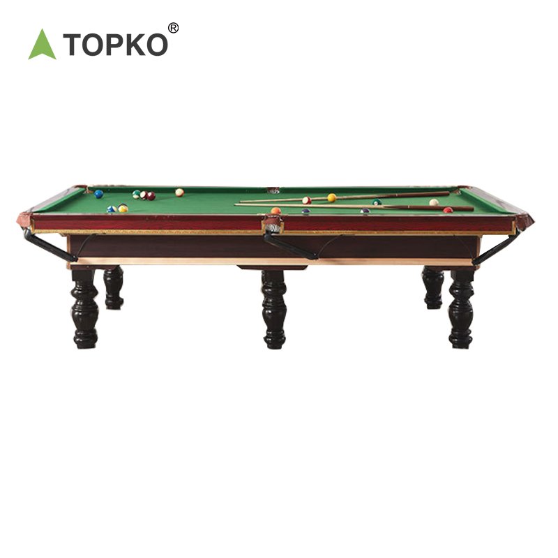 TOPKO High Quality Household Billiards Table 7ft 8ft 9ft Blue Green Table Cloth Snooker & Billiard Tables
