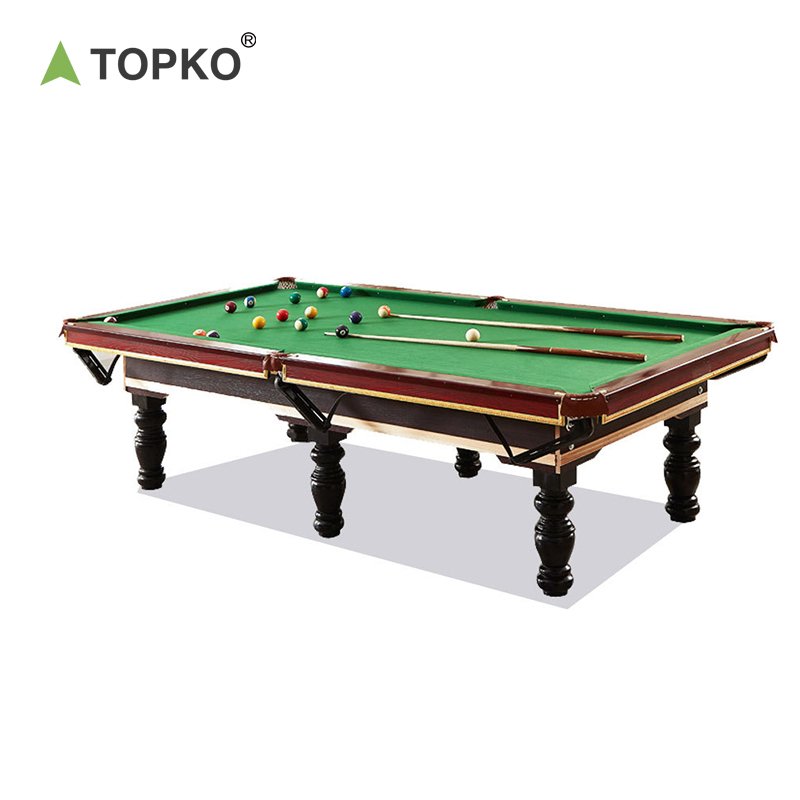 TOPKO High Quality Household Billiards Table 7ft 8ft 9ft Blue Green Table Cloth Snooker & Billiard Tables