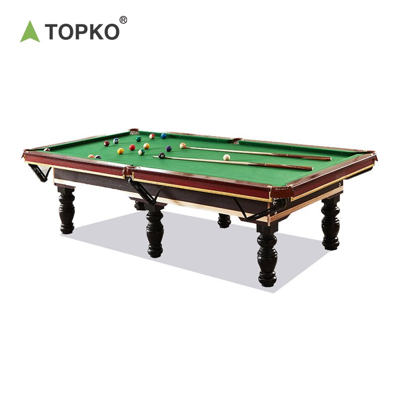 TOPKO High Quality Household Billiards Table 7ft 8ft 9ft Blue Green Table Cloth Snooker & Billiard Tables