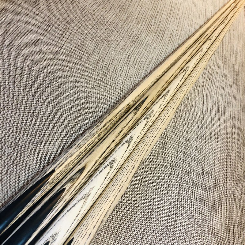 inlay ash wood cheap snooker cue with mini extension