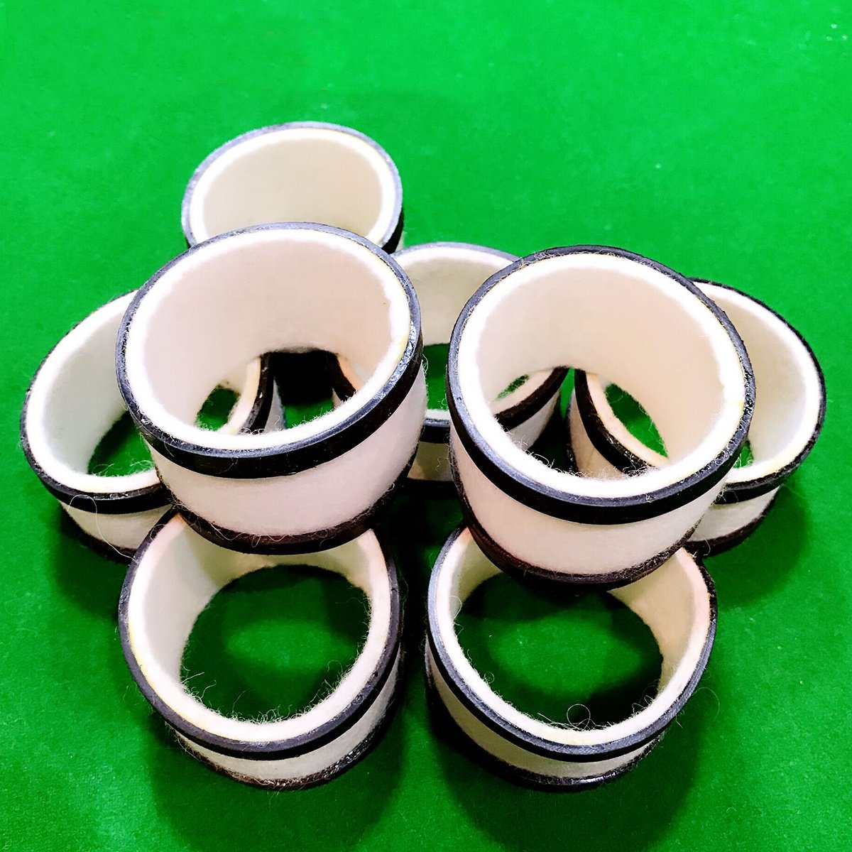 Factory Direct Snooker ball cleaner rings 52.5mm Wool Loop 22pcs For Snooker Ball Cleaner Machine Replacement