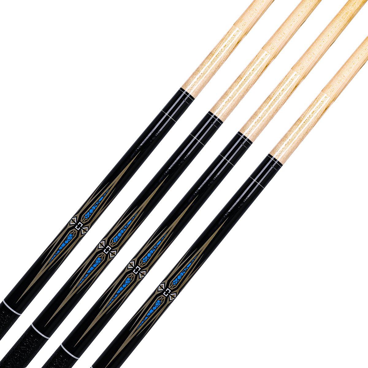 Factory Direct 58 inch Hardwood Canadian Maple Wood 12.5mm 13mm Tip Professional Billiard Pool Cue Stick