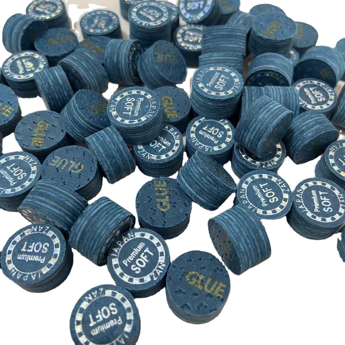 Super Zan Professional 14mm S Hardness Pool Cue Tips Premium Made in China Billiard Accessories for Snooker