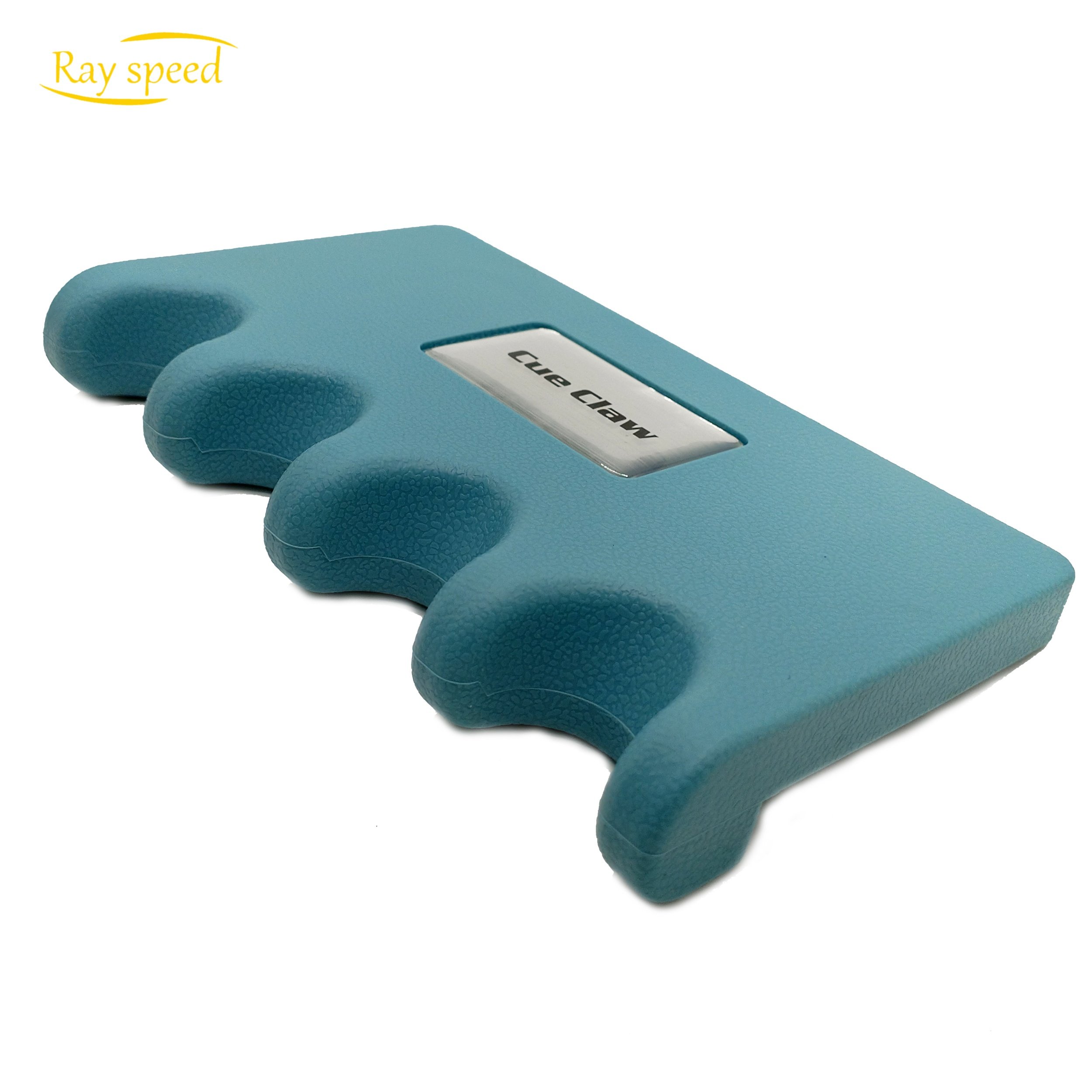 Rayspeed 4 Holes Pool Cue Holder,Portable Pool Stick Holders for Table Pool Cue Rack Claw, Non-Slip Pool Cues Stick Holder Blue