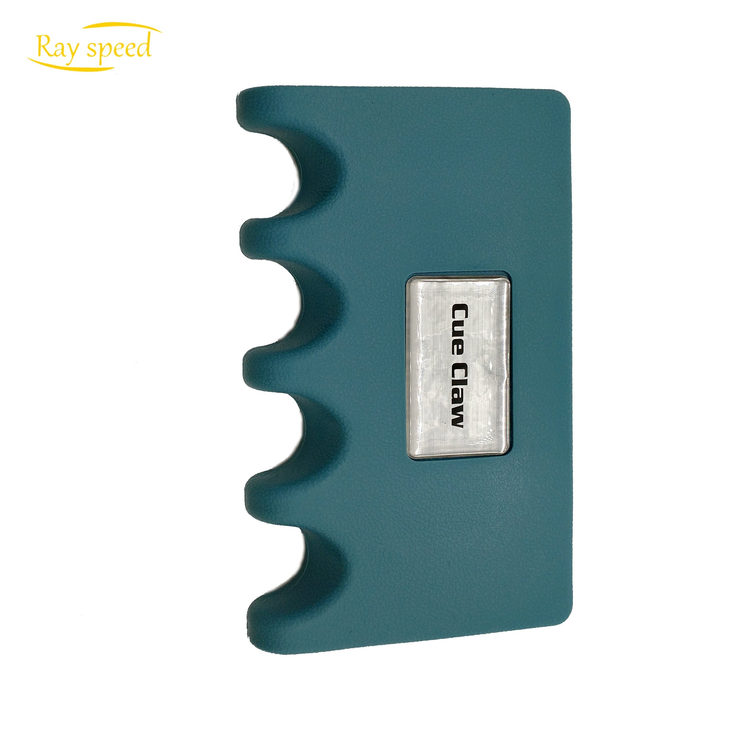 Rayspeed 4 Holes Pool Cue Holder,Portable Pool Stick Holders for Table Pool Cue Rack Claw, Non-Slip Pool Cues Stick Holder Blue