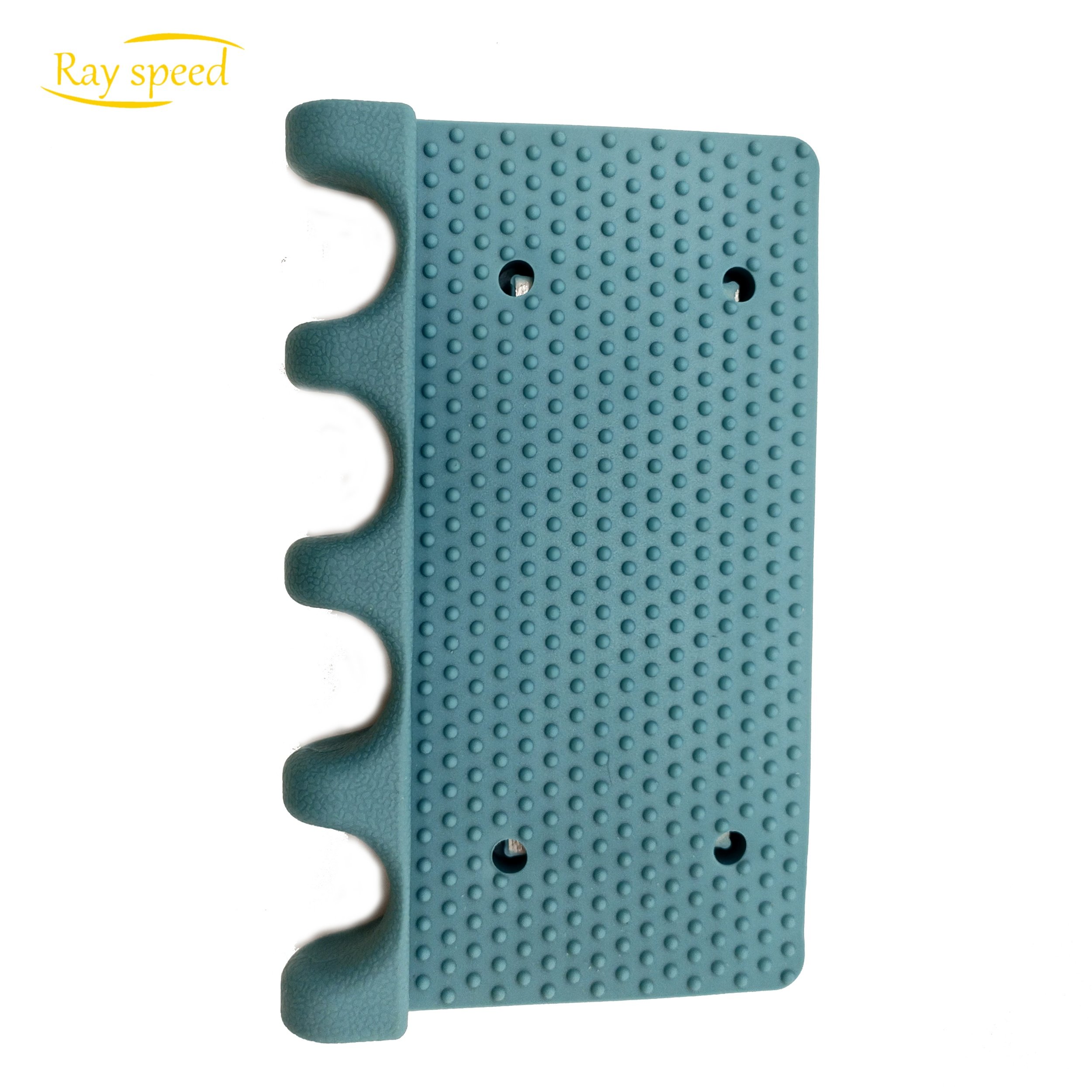 Rayspeed 4 Holes Pool Cue Holder,Portable Pool Stick Holders for Table Pool Cue Rack Claw, Non-Slip Pool Cues Stick Holder Blue
