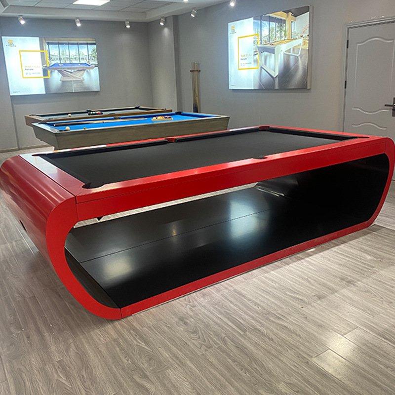Professional China Manufacturer Modern Style Luxury Solid Wood 8ft&9ft K66 Rubber Pool Table Indoor Billiard Table Customized