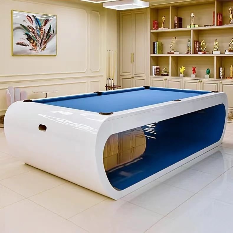 Professional China Manufacturer Modern Style Luxury Solid Wood 8ft&9ft K66 Rubber Pool Table Indoor Billiard Table Customized
