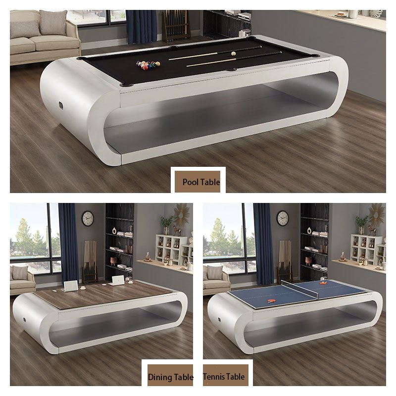 Professional China Manufacturer Modern Style Luxury Solid Wood 8ft&9ft K66 Rubber Pool Table Indoor Billiard Table Customized