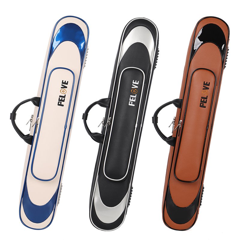 Billiard Cue Case PU Leather Material for Carrying Pool Cue Sticks