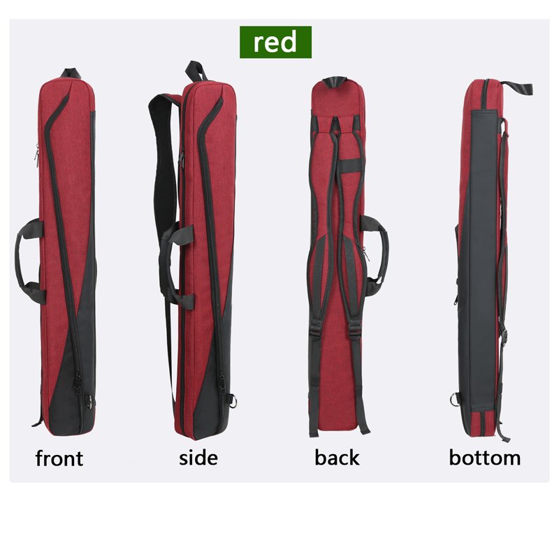 Waterproof Wholesale Billiard Cue Bag 6 Holes Snooker Cue Soft Bag Adjustable Shoulder Billiard Cue Carry Soft Case