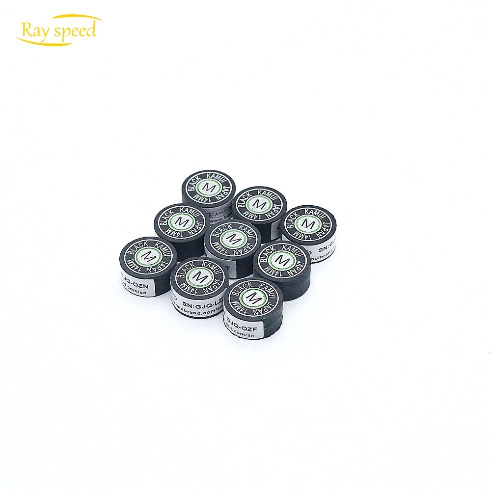 Rayspeed Hot Sale Kamui Tips 14mm High Quality Pool Billiard Snooker Cue Accessories Tips SS S M H