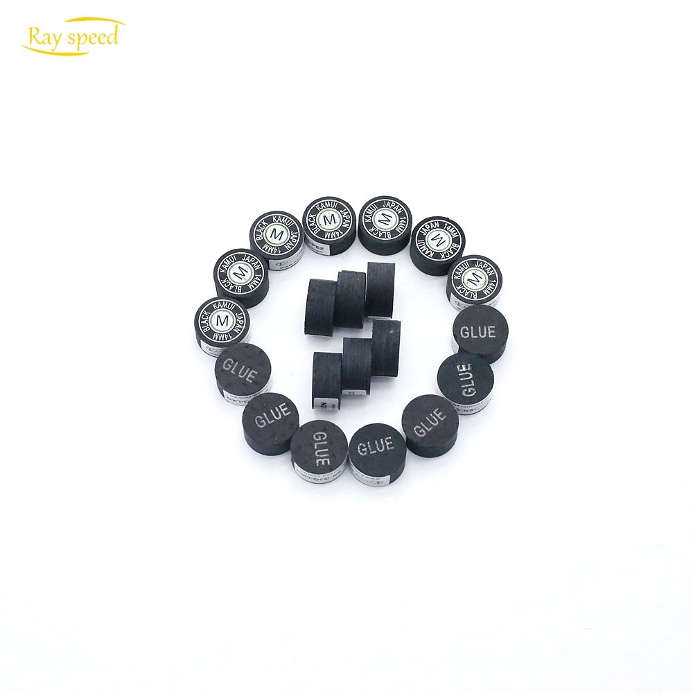 Rayspeed Hot Sale Kamui Tips 14mm High Quality Pool Billiard Snooker Cue Accessories Tips SS S M H