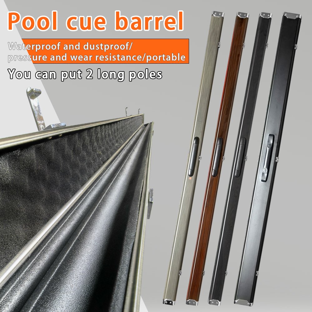 Wholesale Aluminum case for hold 2 pieces of 59 inch cues , Aluminum snooker cue case 7 colors selectable