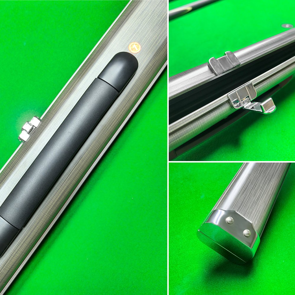 Wholesale Aluminum case for hold 2 pieces of 59 inch cues , Aluminum snooker cue case 7 colors selectable