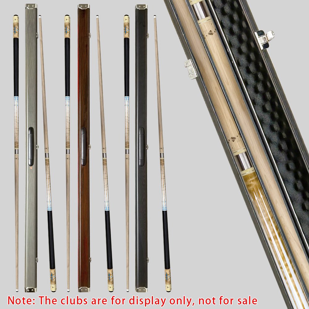 Wholesale Aluminum case for hold 2 pieces of 59 inch cues , Aluminum snooker cue case 7 colors selectable
