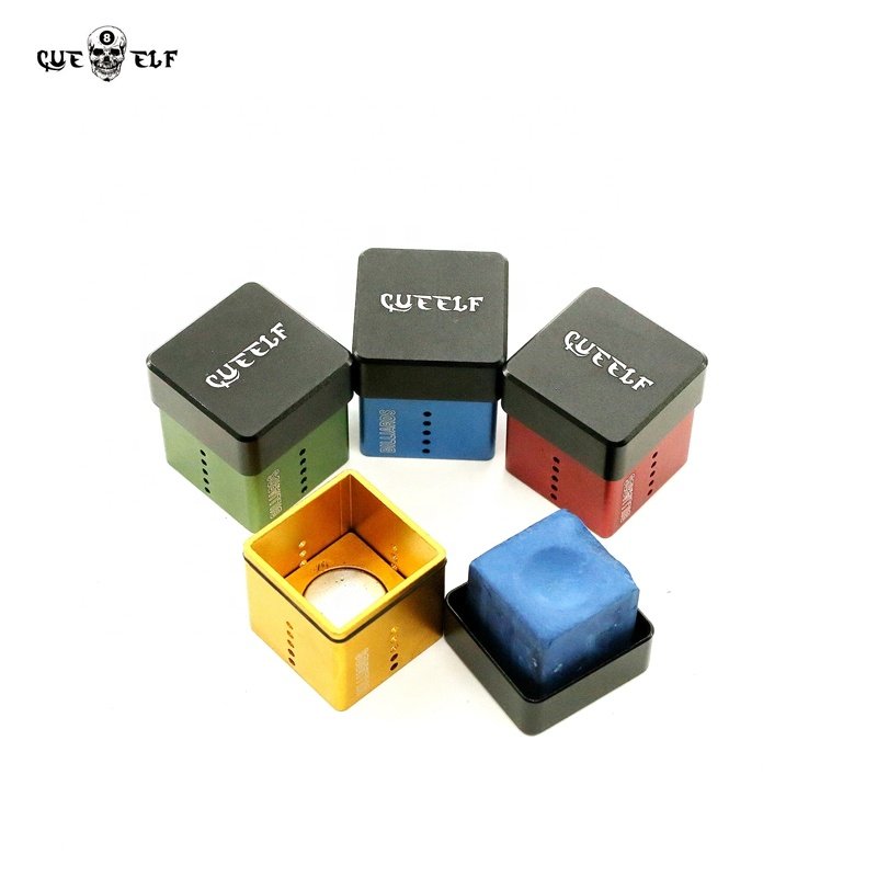 Cueelf aluminum billiard pool cue snooker chalk holder