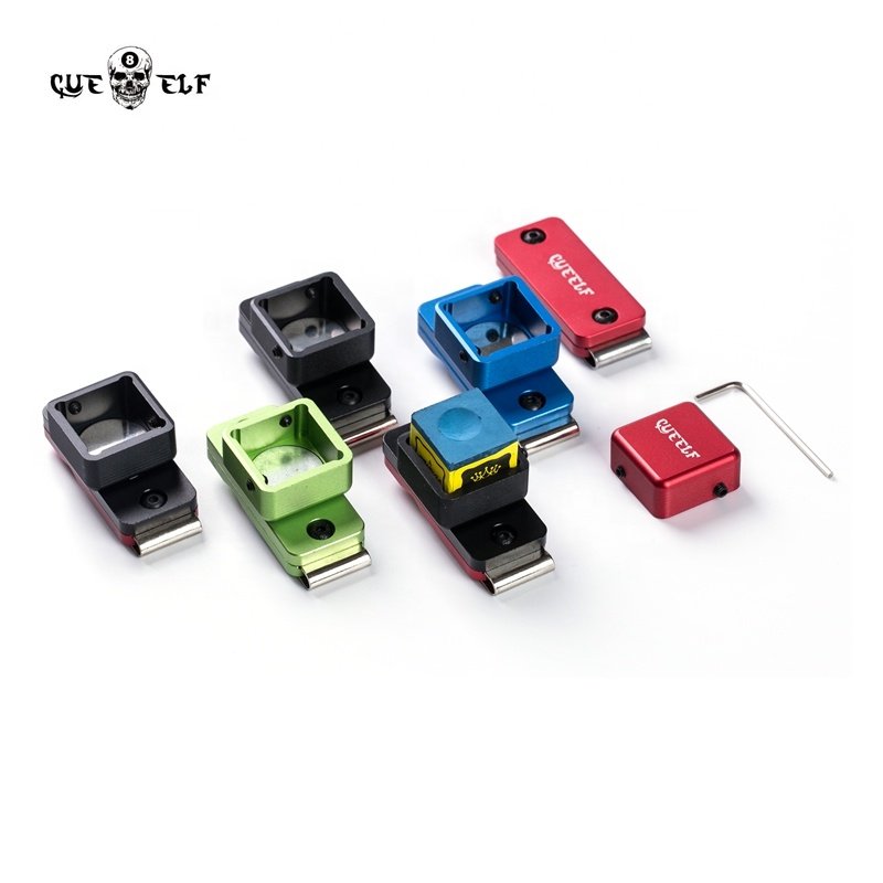 Cueelf aluminum billiard pool cue snooker chalk holder