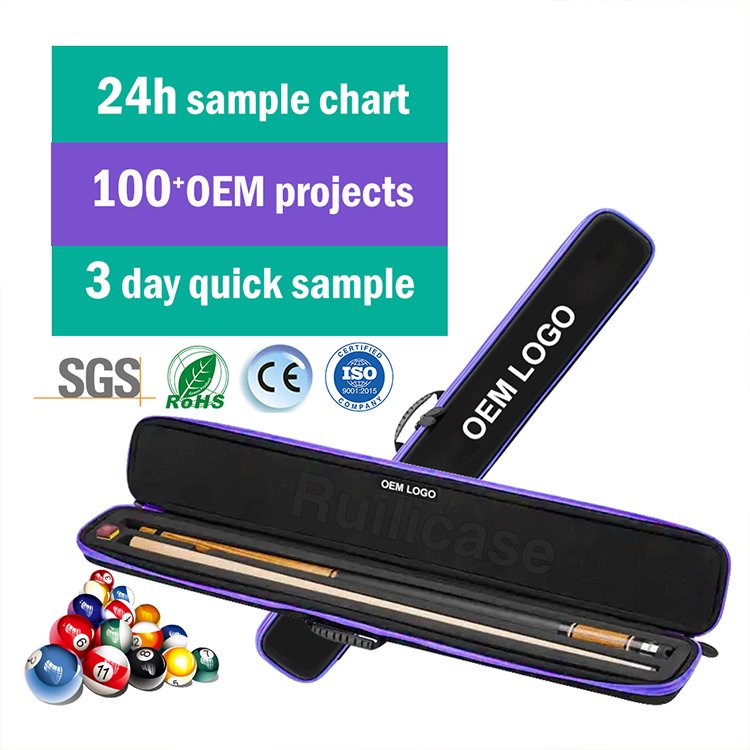 EVA case new PU billiard cue bag snooker cue case