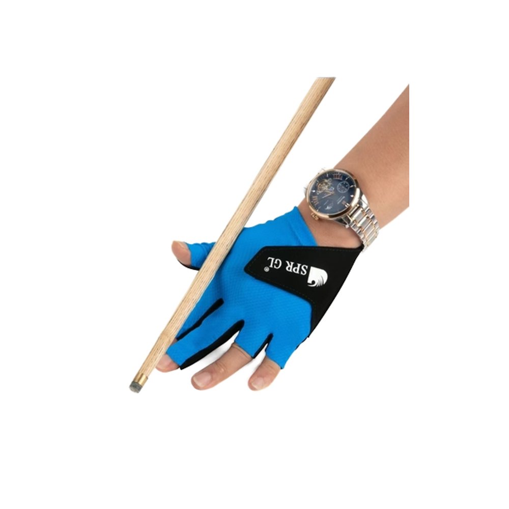 Custom Logo 3-Finger Non-Slip Breathable Snooker Gloves Pool Table Player Accessories with Comfort and Grip