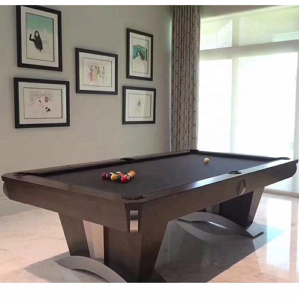 Leather Pocket 9ft new style pool billiard table with reasonable price