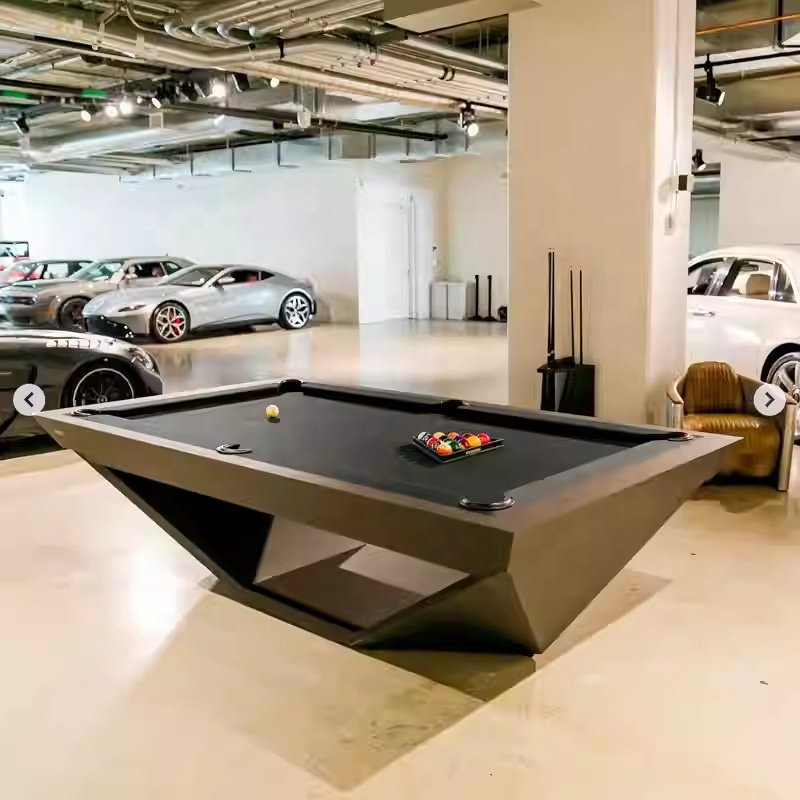 Wanyaju Billiard Factory Handcrafted Luxury Modern Design Slate Pool Table