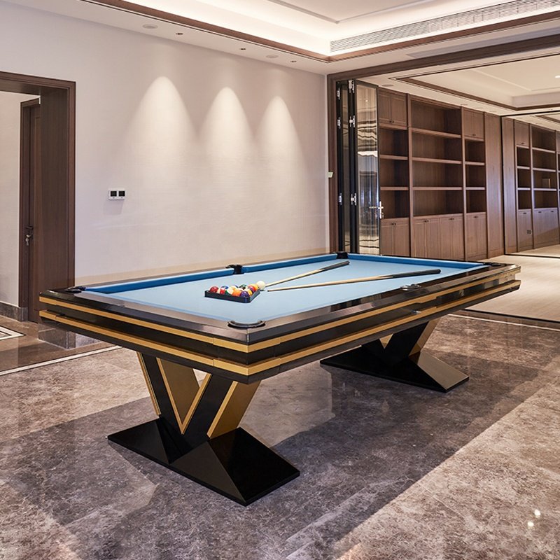 Wanyaju Billiard Factory Handcrafted Luxury Modern Design Slate Pool Table