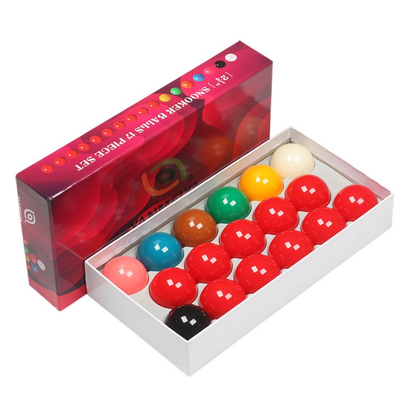 Xikuno new Chinese snooker large size 57.2mm billiard set 17 pieces/box for sale