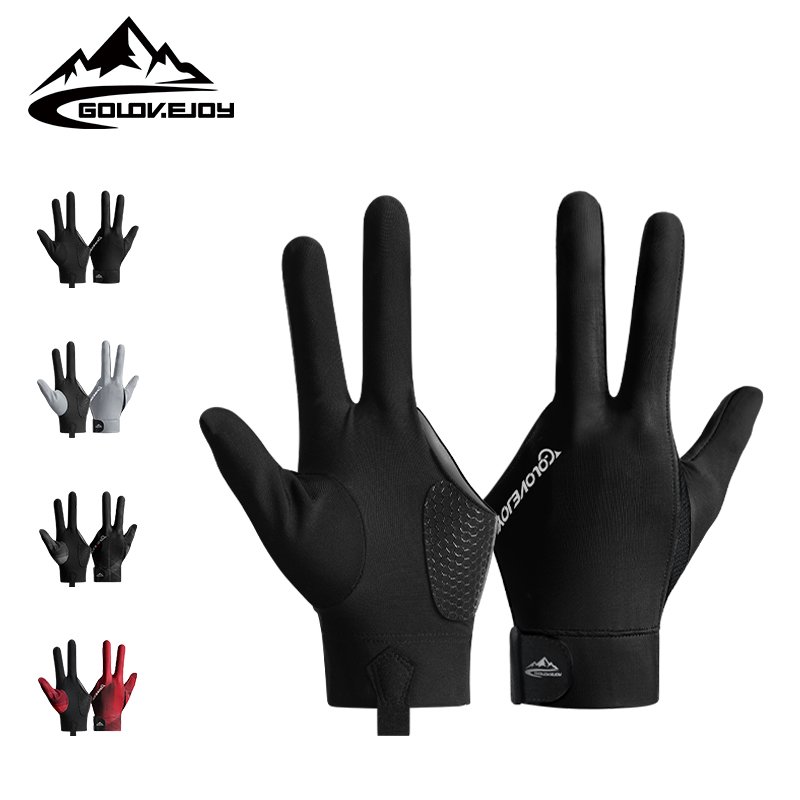XG76 Billiard Gloves Manufacturers Wholesale Low Price 3 Finger Snooker Gloves Left Or Right Hand Billiard Pool Cue Gloves