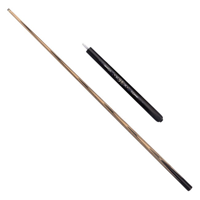 SK-073 Snooker Cue Stick Stainless Steel Joint White Wax Wood and Technological Wood Butt Sleeve 10mm Tip for Pool Sports