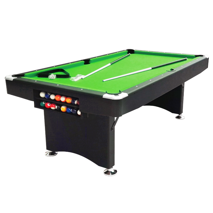 Sports Snooker Table 3.85*2.05*0.85m Size Billiards Pool Table with Rubber Cushions PVC Pockets for Snooker Billiard Games