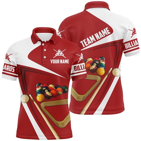High quality custom Optional Chest Pocket Billiards jersey snooker, Billiard 100% polyester polo shirts