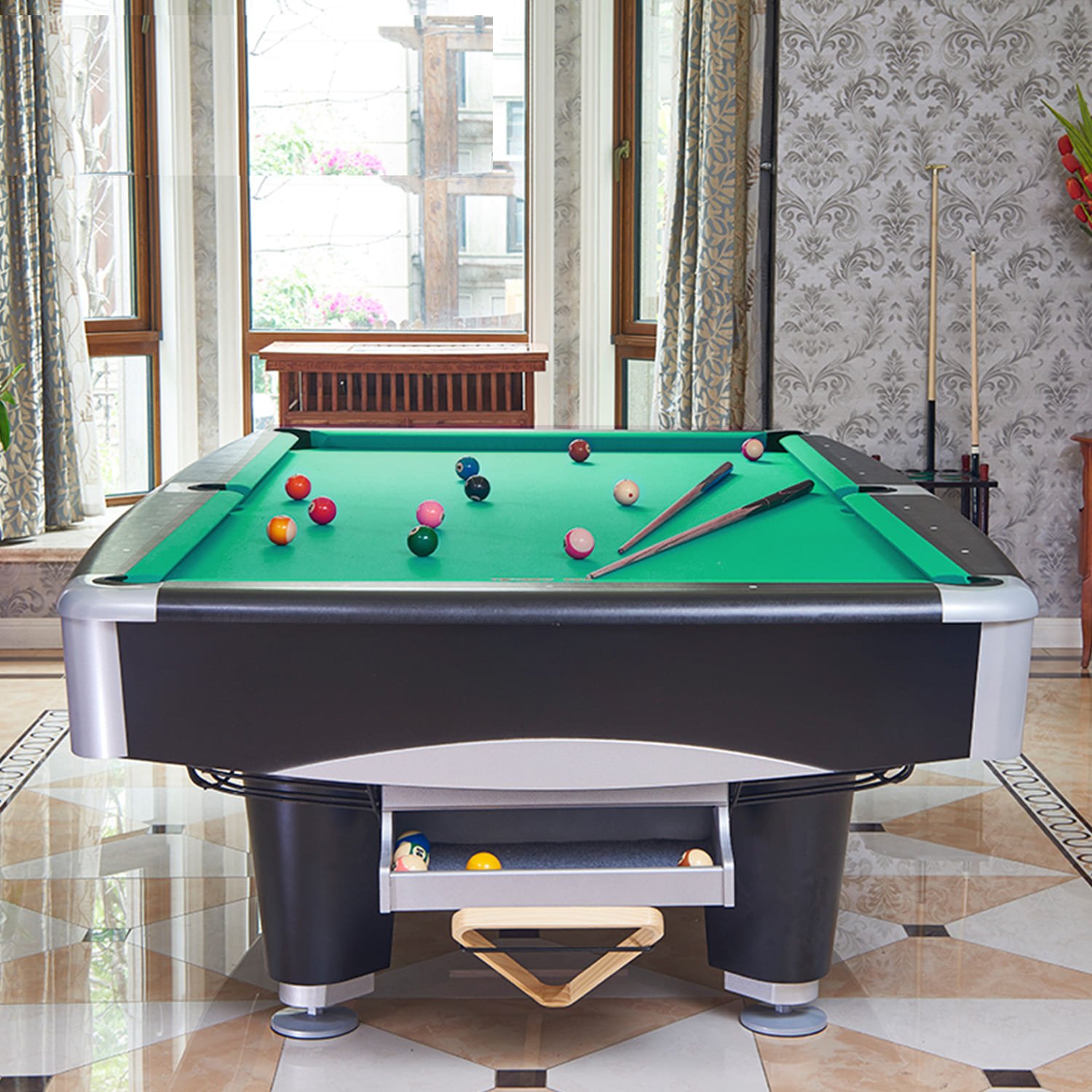International Standard Billiard Table Snooker Commercial Gym Fitness Club Pool Table
