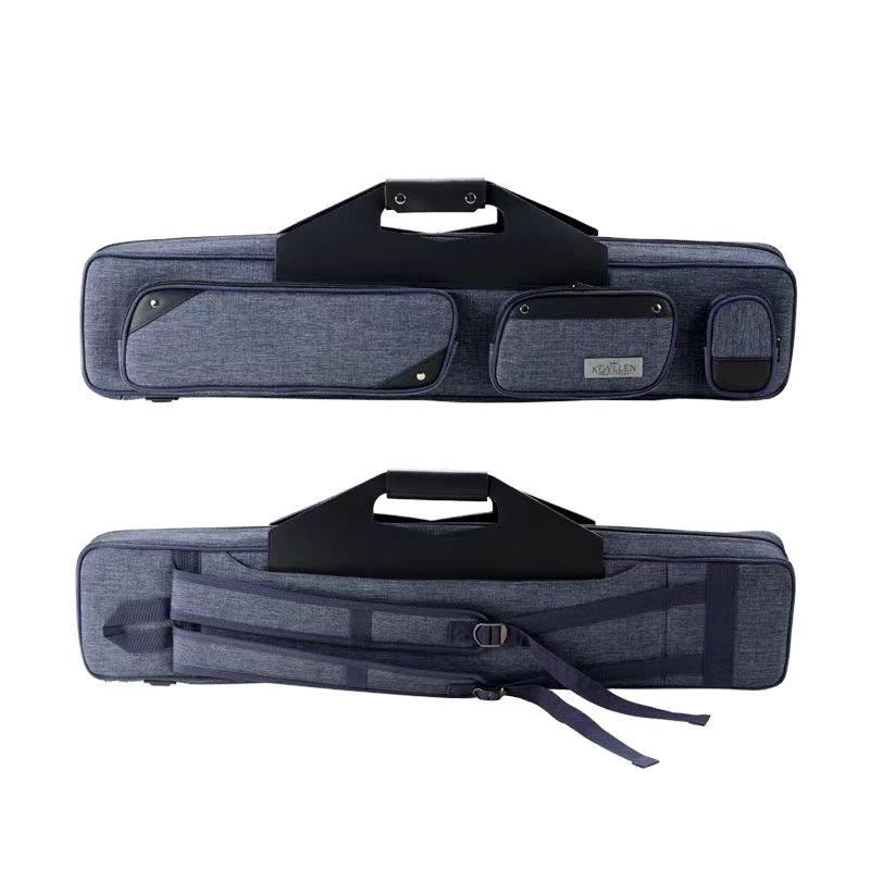 Large Capacity Snooker Club Bag for Convenient Carrying French Billiards Cue Case with Storage Case Backing