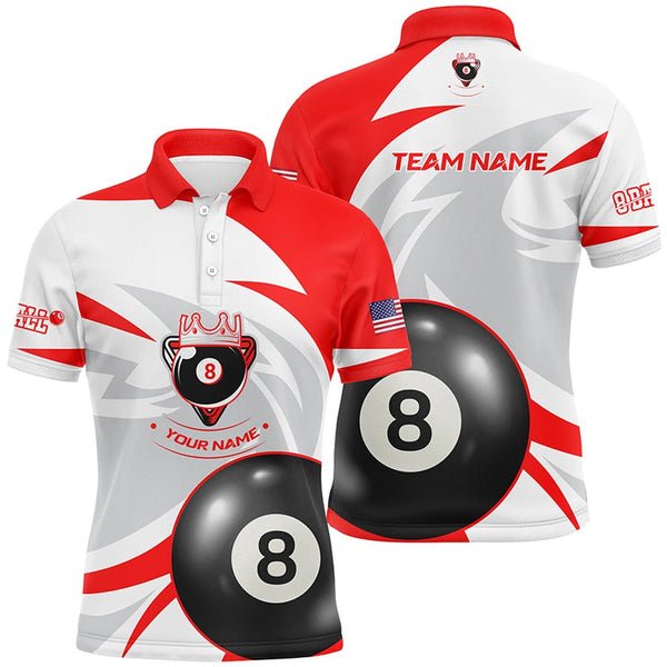 Custom Billiards Shirt Polo Billiards Jersey High Quality Snooker Club Shirt Custom Cue Shirts Sublimation