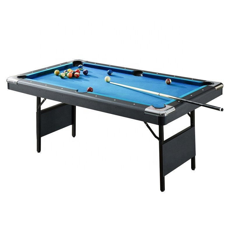 Best seller foldable snooker billiard table indoor game folding legs billiard pool table 6ft 7ft