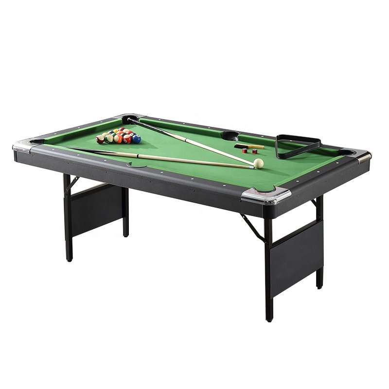 Best seller foldable snooker billiard table indoor game folding legs billiard pool table 6ft 7ft