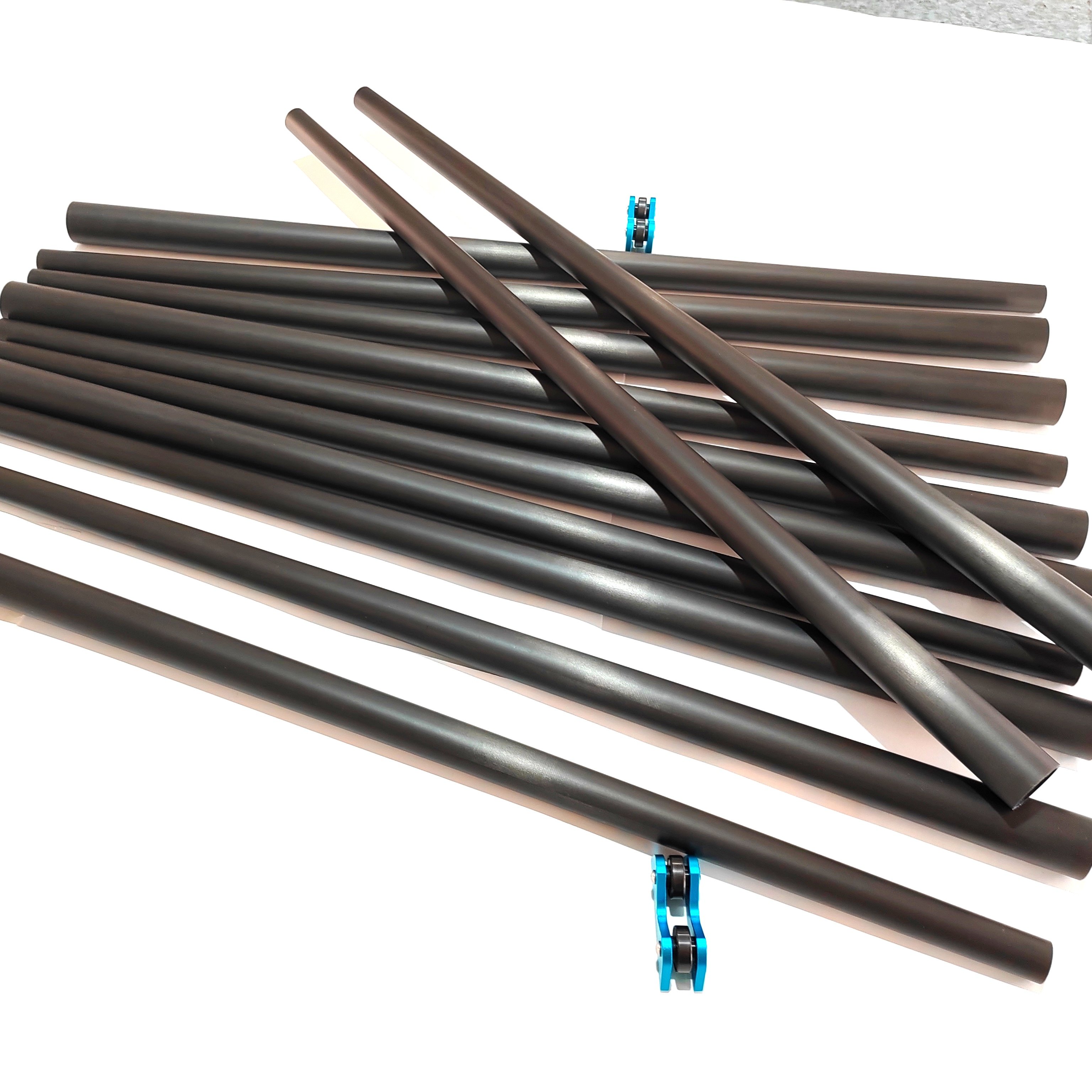 Perfect straight Carbon Fiber Billiards pool cue shafts butt tube carbon snooker shaft butt tube